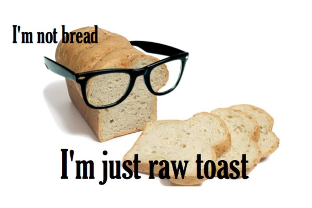 Pane congelato in un sacchetto di plastica trasparente nel freezer.